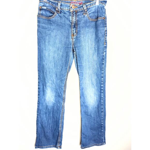 Jenna Cinch Women Slim Fit  Bootcut Belt Loops 5 Pockets Jeans - Picture 1 of 4